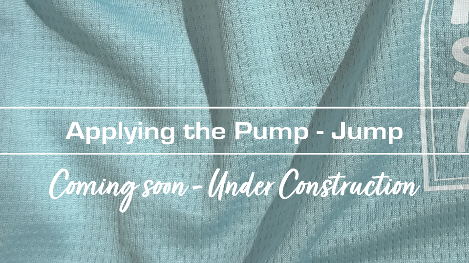 Applying the Pump Jump - Flat take-offs
